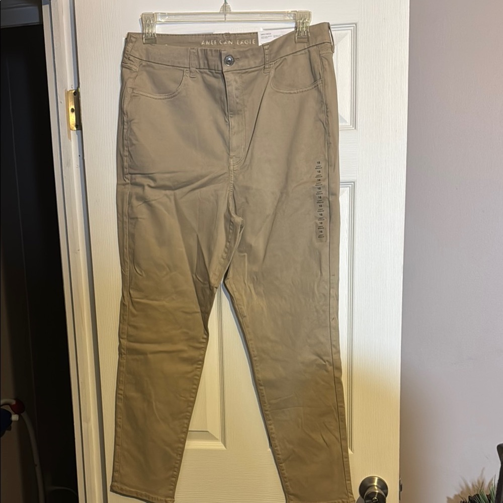 American Eagle Outfitters Tan Chinos Straight Leg